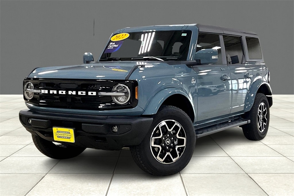 Certified 2022 Ford Bronco 4-Door Outer Banks with VIN 1FMEE5BPXNLA75336 for sale in Cold Spring, Minnesota