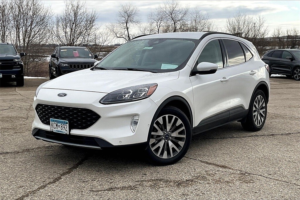 Certified 2020 Ford Escape Titanium with VIN 1FMCU9J91LUB16058 for sale in Montevideo, Minnesota