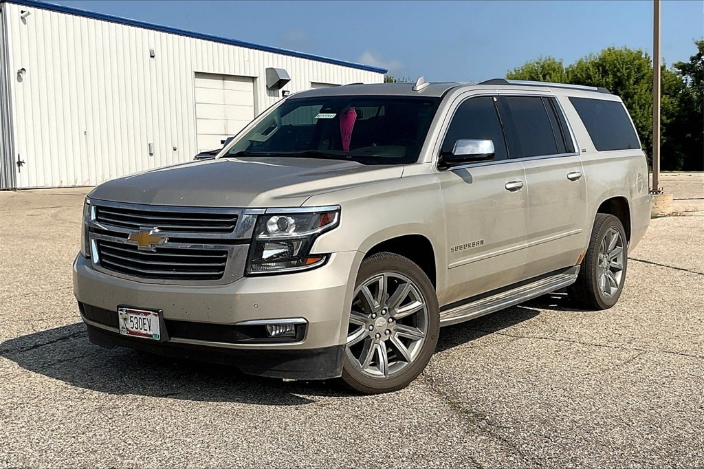 Used 2015 Chevrolet Suburban LTZ with VIN 1GNSKKKC4FR642741 for sale in Cold Spring, Minnesota