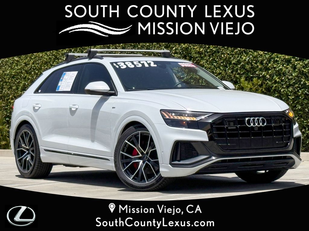 Glacier White 2020 Audi Q8 quattro Prestige 55 TFSI SUV / Crossover All-Wheel Drive 8-Speed Automatic Overdrive