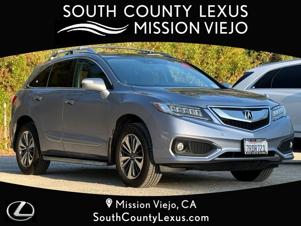 Slate Silver Metallic 2016 Acura RDX SUV / Crossover All-Wheel Drive 6-Speed Automatic Overdrive