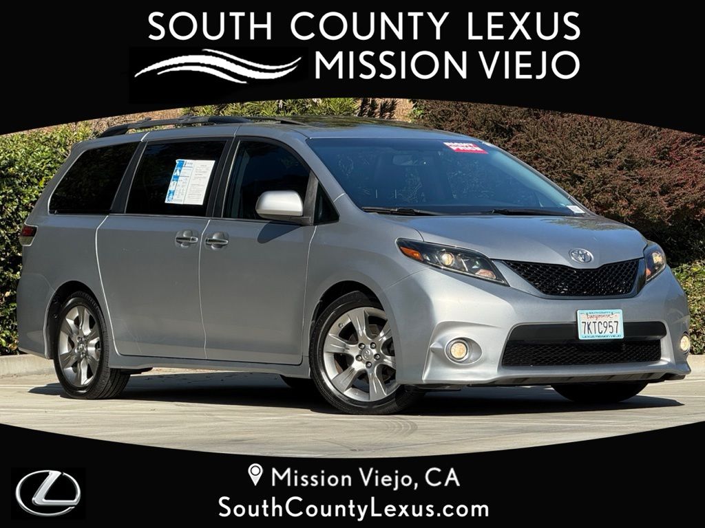 Silver Sky Metallic 2015 Toyota Sienna Minivan Front-Wheel Drive 6-Speed Automatic Overdrive