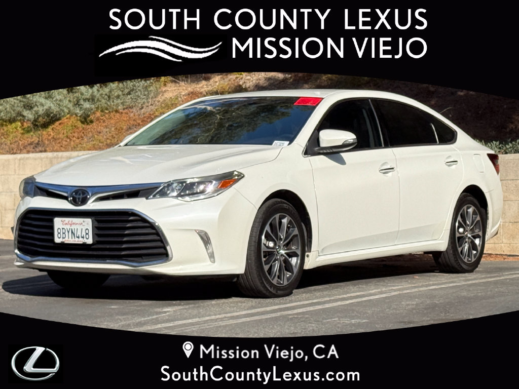 White (Blizzard Pearl) 2018 Toyota Avalon Sedan Front-Wheel Drive 6-Speed Automatic Overdrive