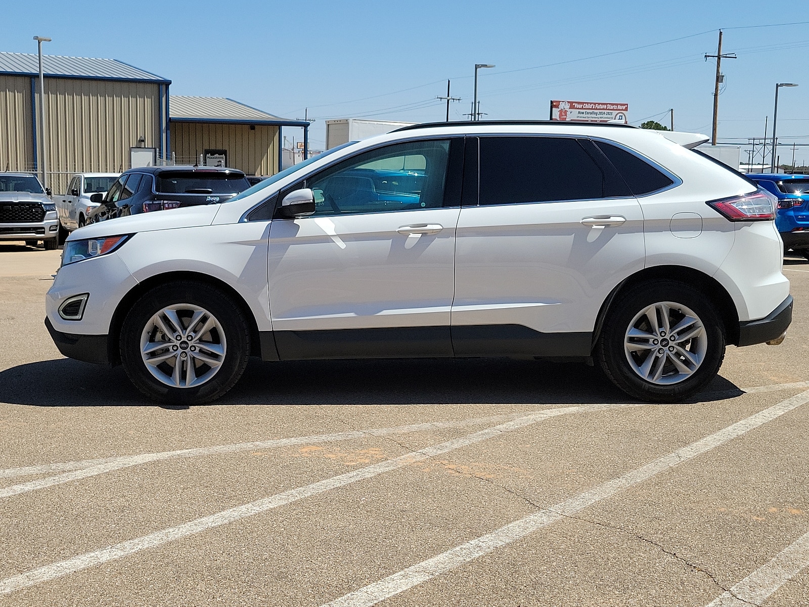 Used 2018 Ford Edge SEL with VIN 2FMPK3J8XJBC40778 for sale in Levelland, TX