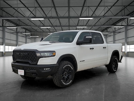 Featured new cars, trucks, and SUVs 2026 Ram 1500 REBEL CREW CAB 4X4 5'7 BOX Pickup for sale near you in Levelland, TX