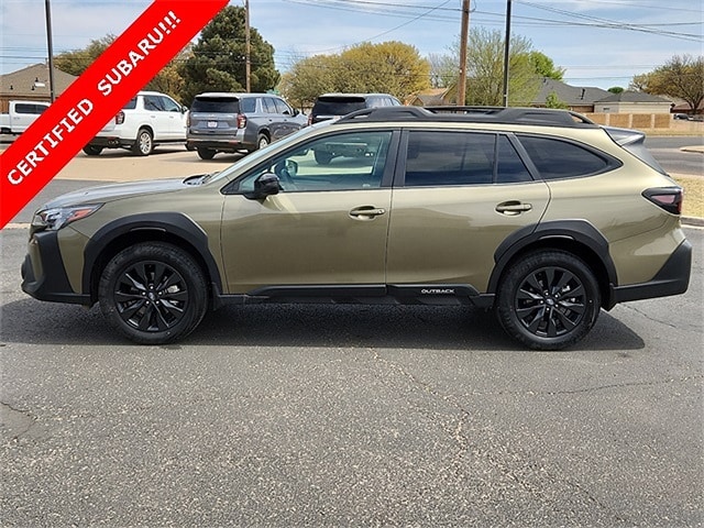 Used 2025 Subaru Outback Onyx Edition with VIN 4S4BTALC8S3105118 for sale in Lubbock, TX