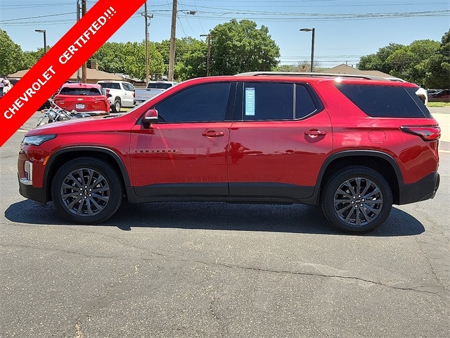Certified 2023 Chevrolet Traverse RS with VIN 1GNEVJKW0PJ101369 for sale in Lubbock, TX