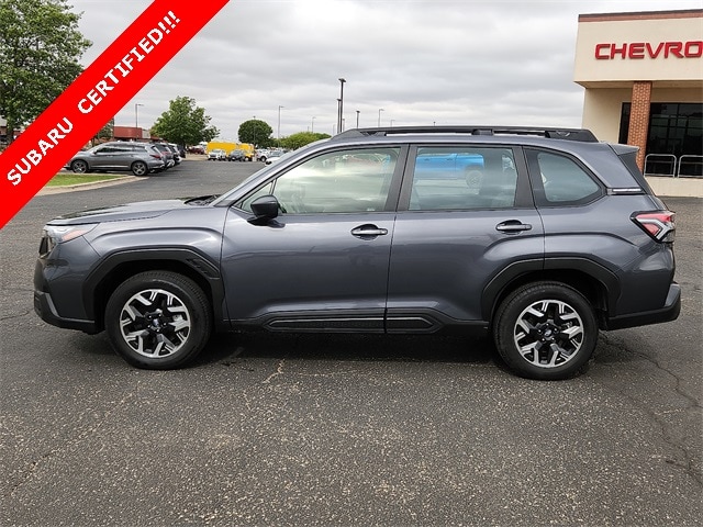 Certified 2025 Subaru Forester Base with VIN JF2SLDAC5SH463080 for sale in Lubbock, TX