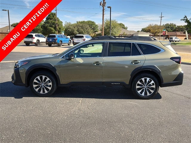 Certified 2024 Subaru Outback Limited with VIN 4S4BTANC6R3259592 for sale in Lubbock, TX