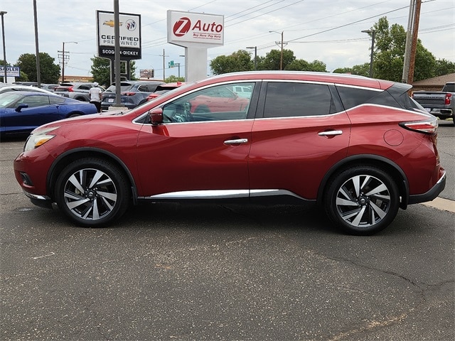 Used 2016 Nissan Murano Platinum with VIN 5N1AZ2MG1GN131105 for sale in Lubbock, TX