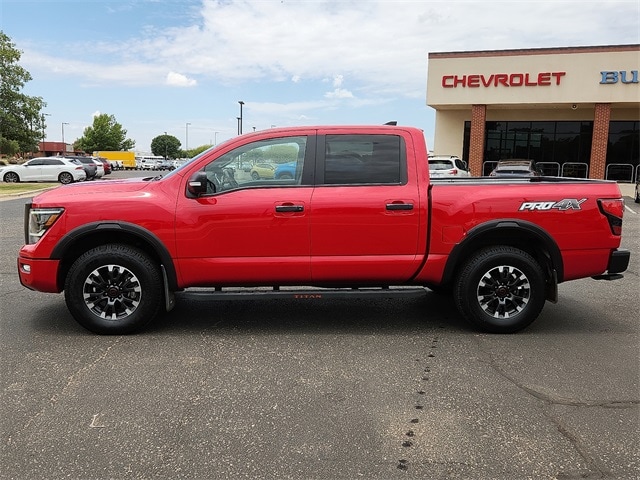 Used 2023 Nissan Titan PRO-4X with VIN 1N6AA1ED0PN102377 for sale in Lubbock, TX