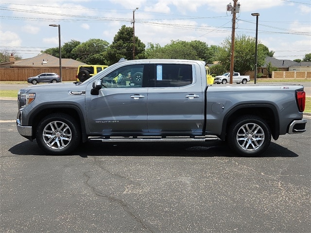 Certified 2021 GMC Sierra 1500 SLT with VIN 3GTU9DET2MG335408 for sale in Lubbock, TX