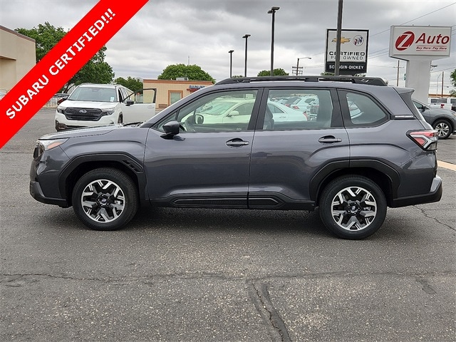 Certified 2025 Subaru Forester Base with VIN JF2SLDAC2SH463103 for sale in Lubbock, TX