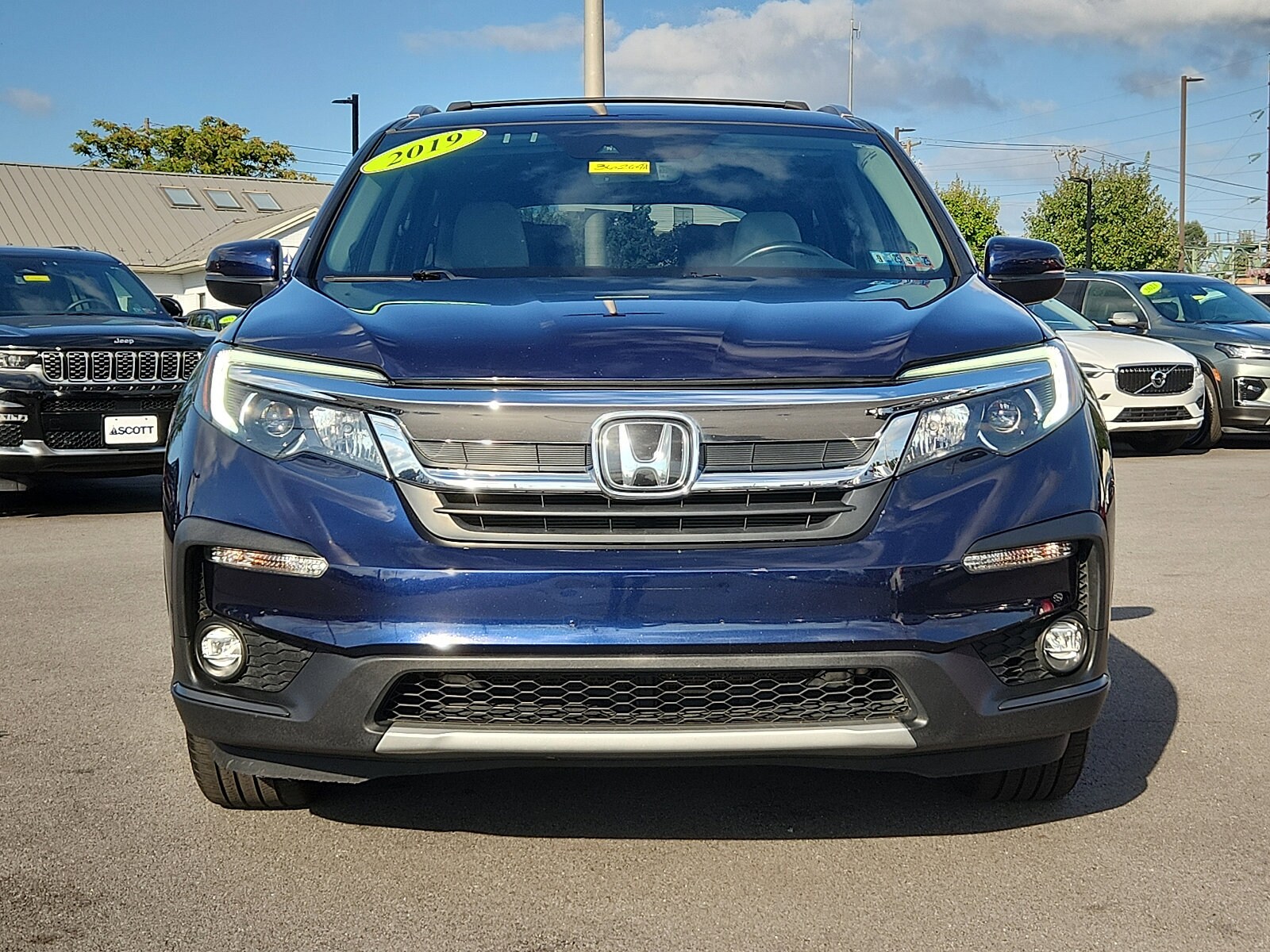 Used 2019 Honda Pilot EX-L with VIN 5FNYF6H54KB012435 for sale in Allentown, PA