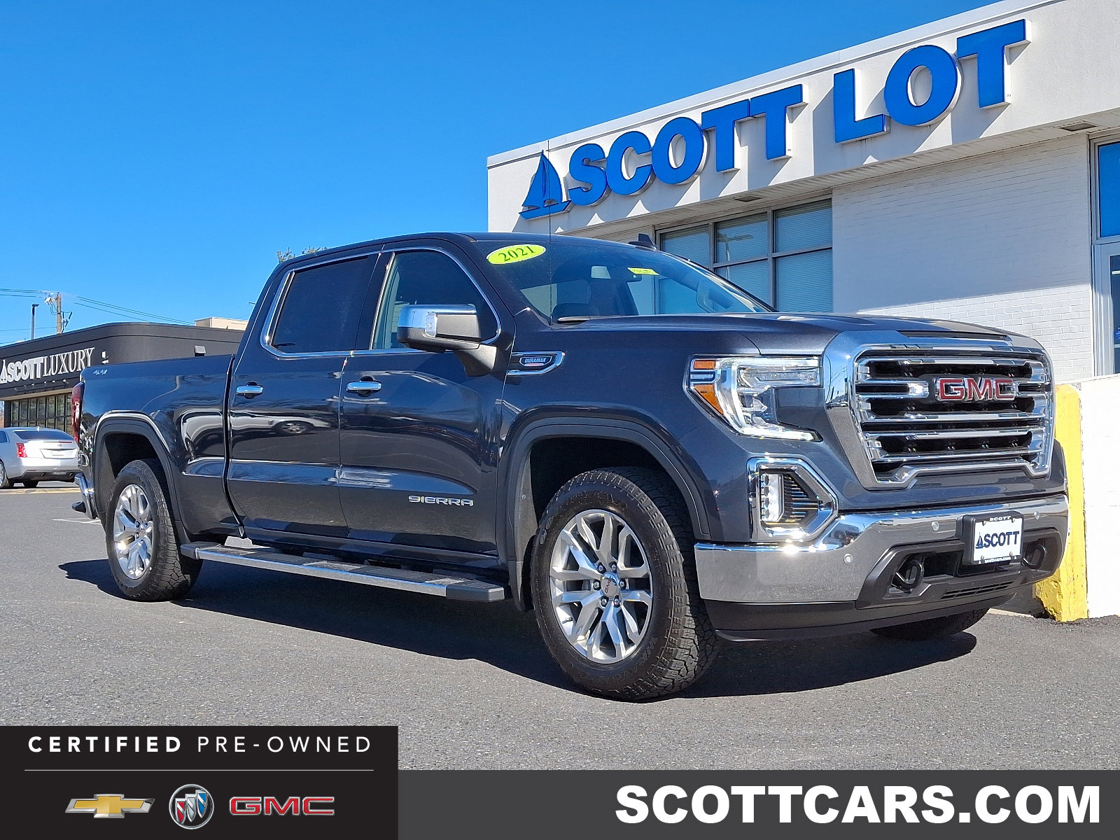 Used 2021 GMC Sierra 1500 Truck Crew Cab SLT Dark Sky For