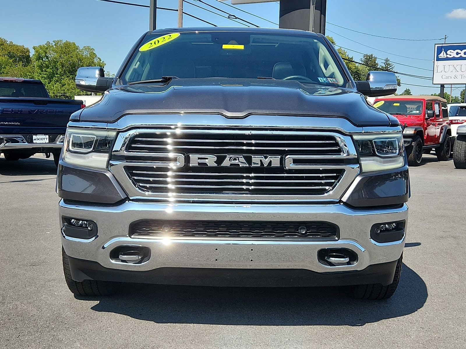 Used 2022 RAM Ram 1500 Pickup Laramie with VIN 1C6SRFJT1NN366349 for sale in Allentown, PA