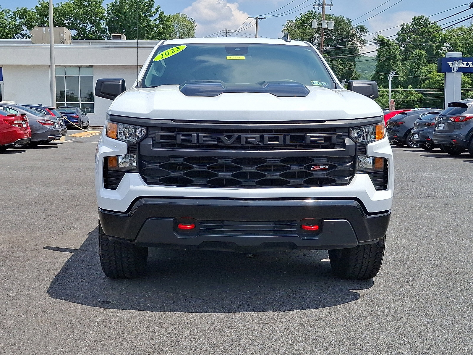 Certified 2023 Chevrolet Silverado 1500 Custom with VIN 3GCUDCED6PG188581 for sale in Allentown, PA