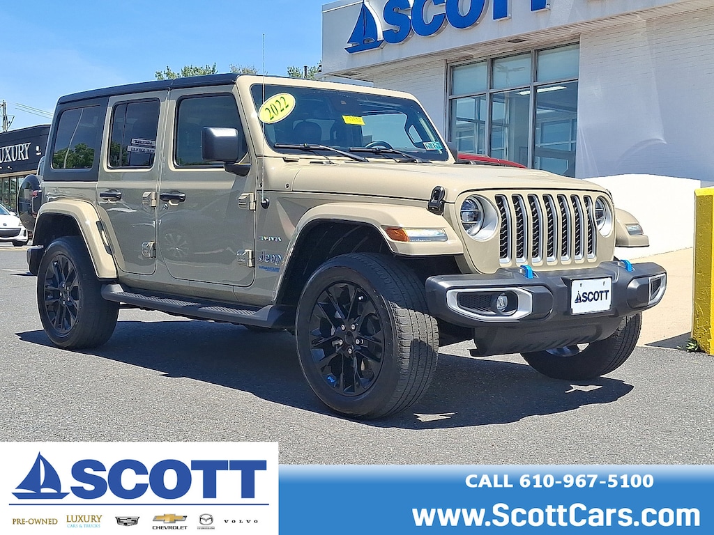 Used 2022 Jeep Wrangler Unlimited 4xe Sahara SUV