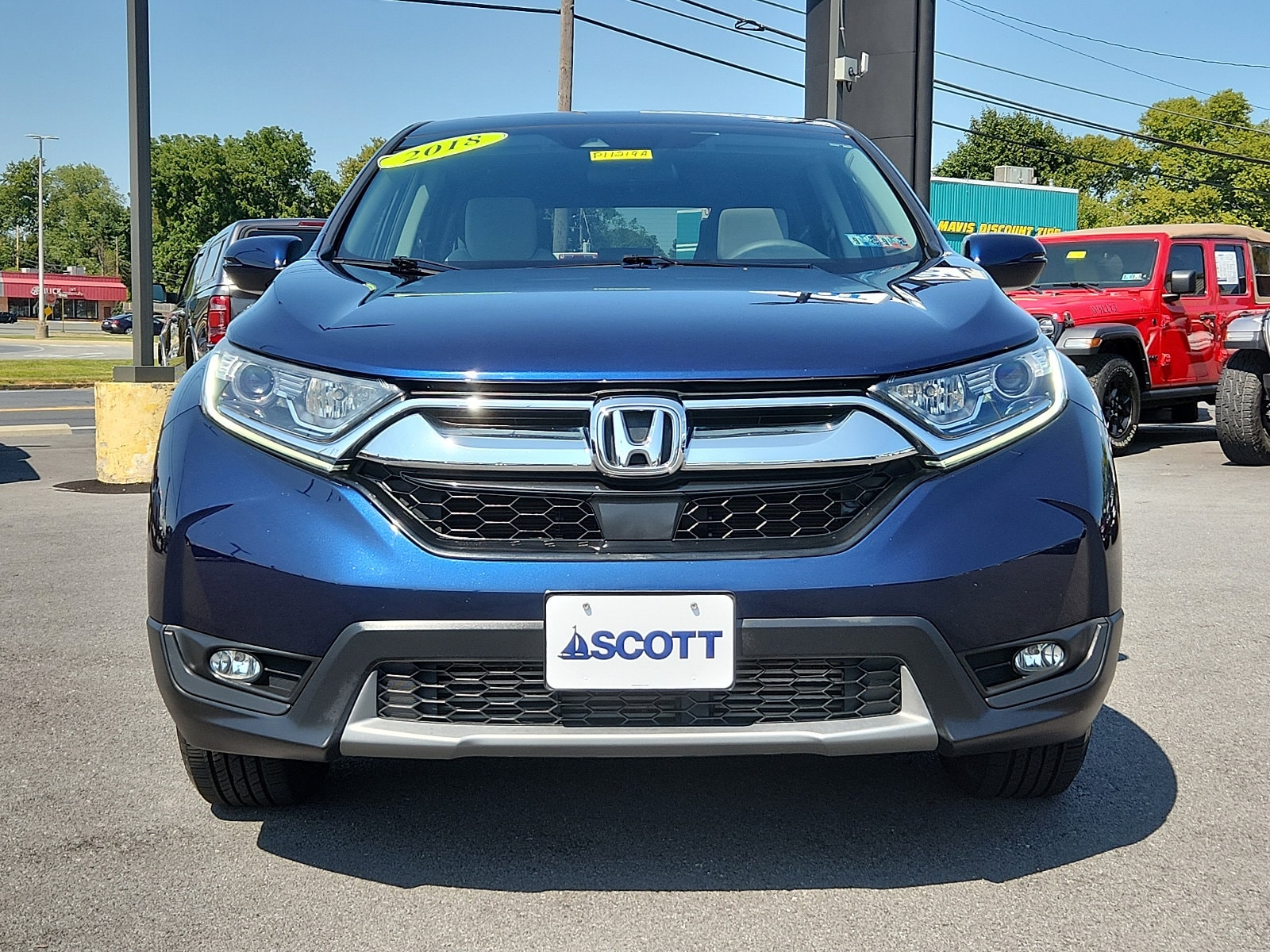 Used 2018 Honda CR-V EX with VIN 2HKRW2H58JH643881 for sale in Allentown, PA