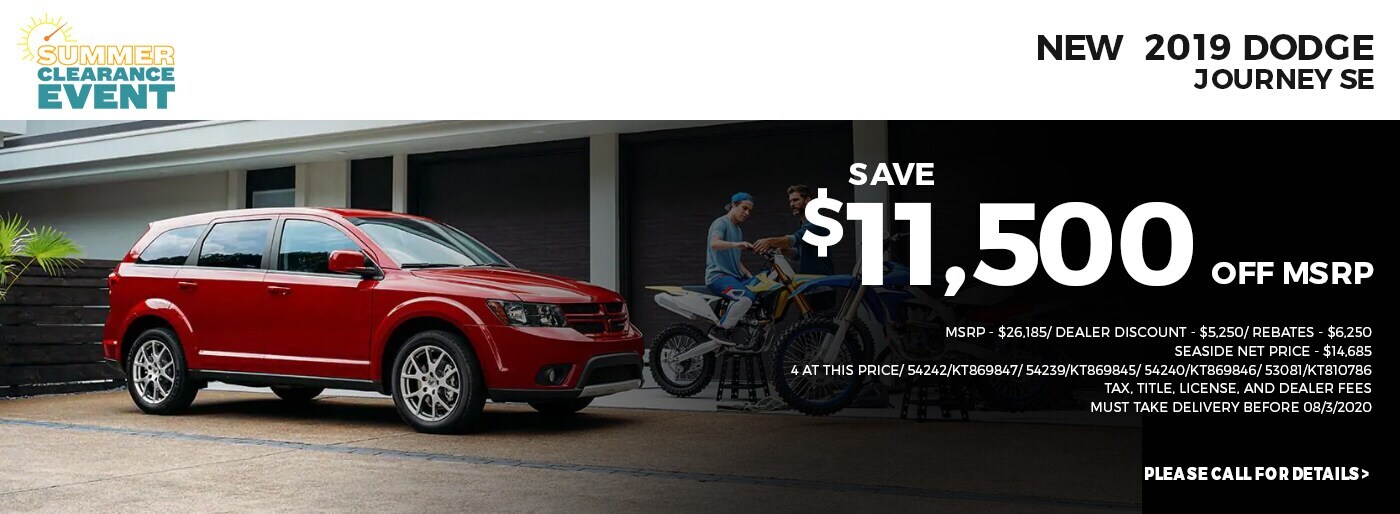 Seaside Chrysler Dodge Jeep RAM New Dodge, Jeep, Chrysler, Ram