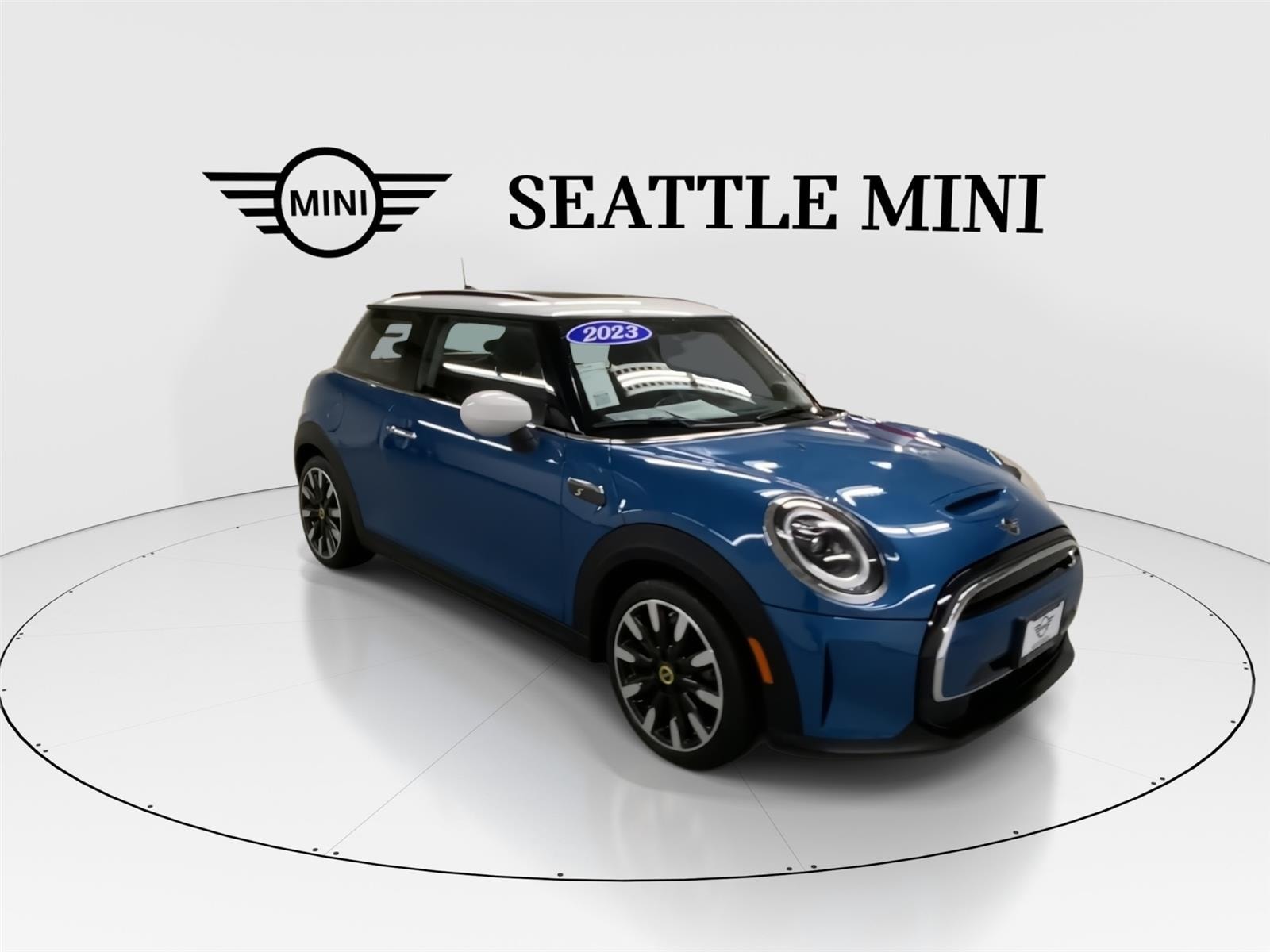Certified 2023 MINI Hardtop 2 Door SE with VIN WMW13DJ08P2T80802 for sale in Seattle, WA