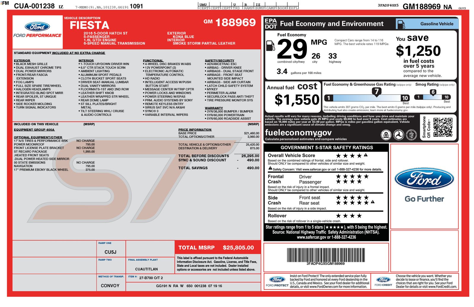 2016 Ford Fiesta ST Hatch's photo