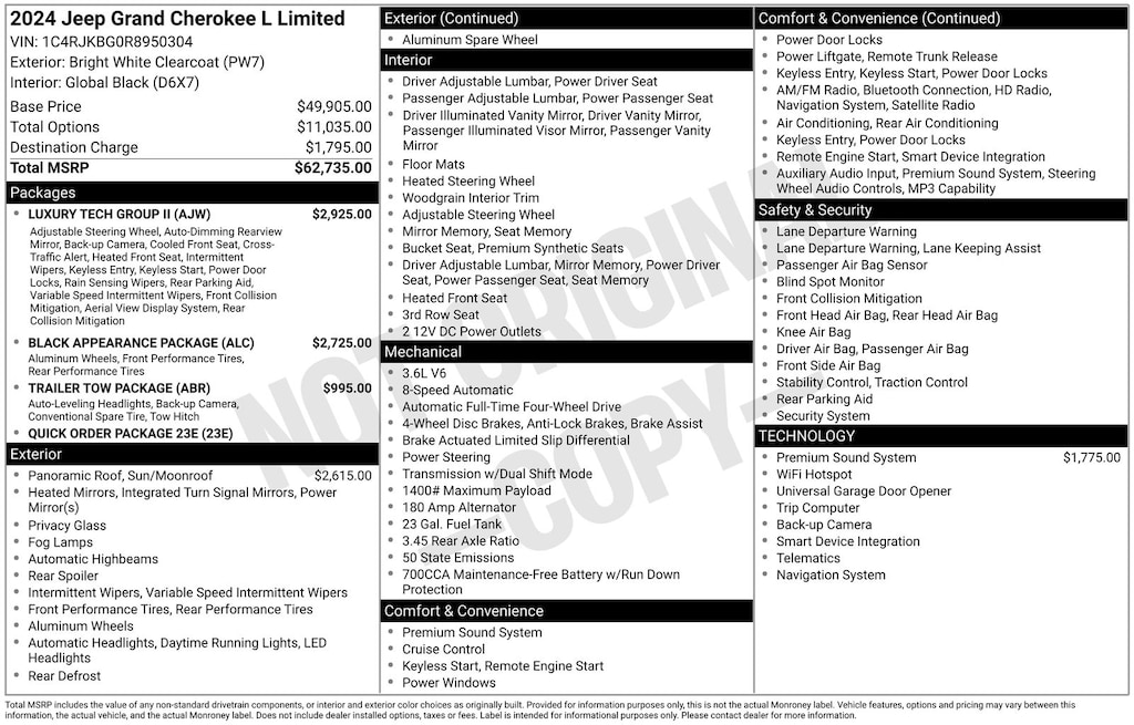 Used 2024 Jeep Grand Cherokee L Limited SUV