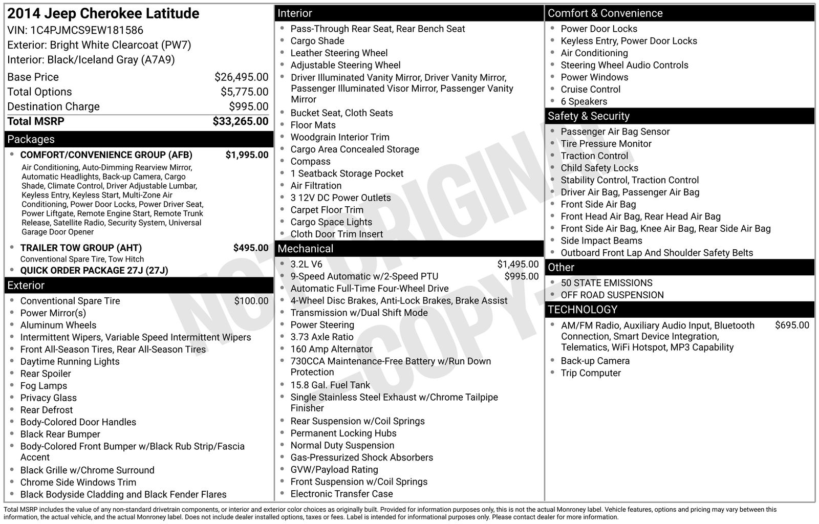 2014 Jeep Cherokee Latitude 4X4's photo