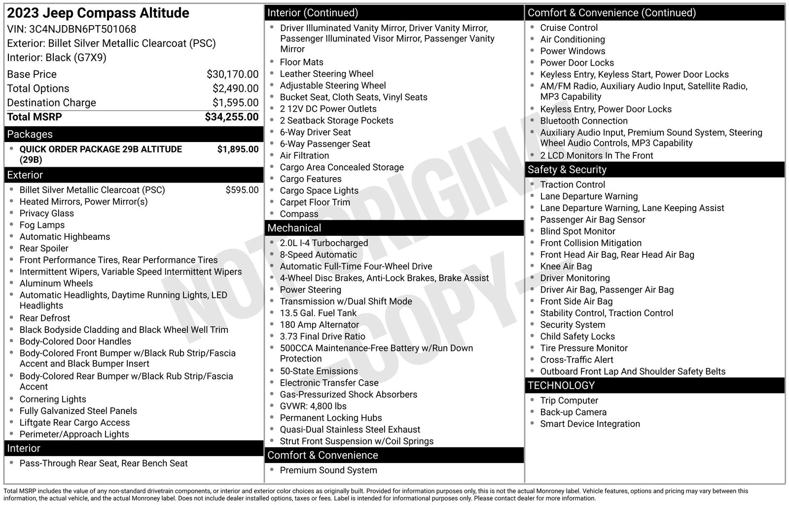 2023 Jeep Compass Altitude 4X4's photo