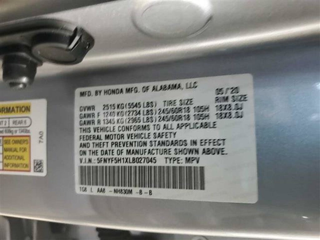 Used 2020 Honda Pilot LX SUV