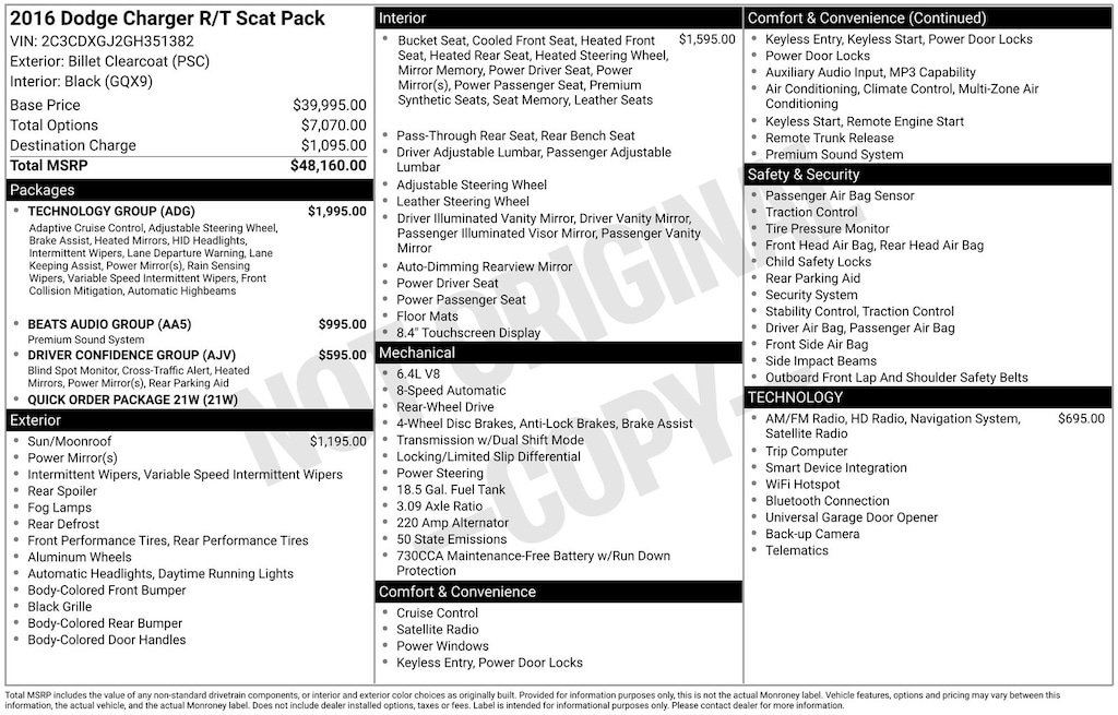Used 2016 Dodge Charger R/T Scat Pack Sedan