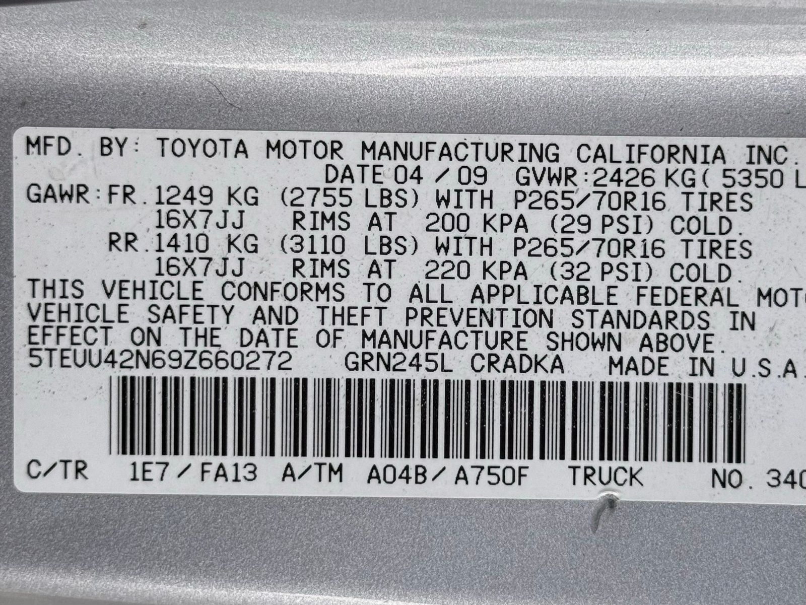 2009 Toyota Tacoma Base - Photo 50