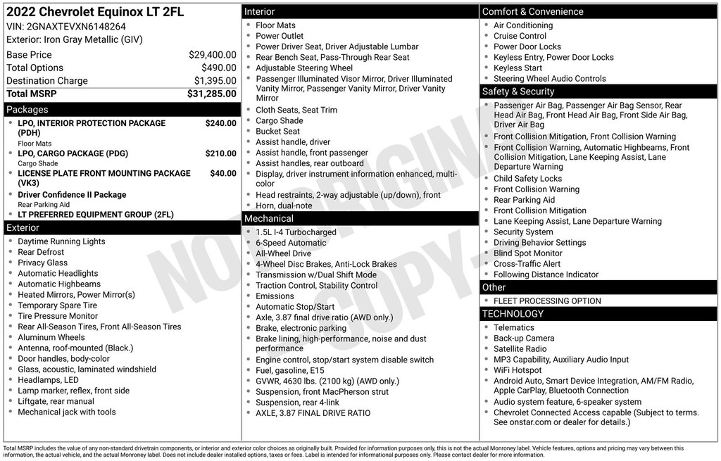 Used 2022 Chevrolet Equinox LT SUV