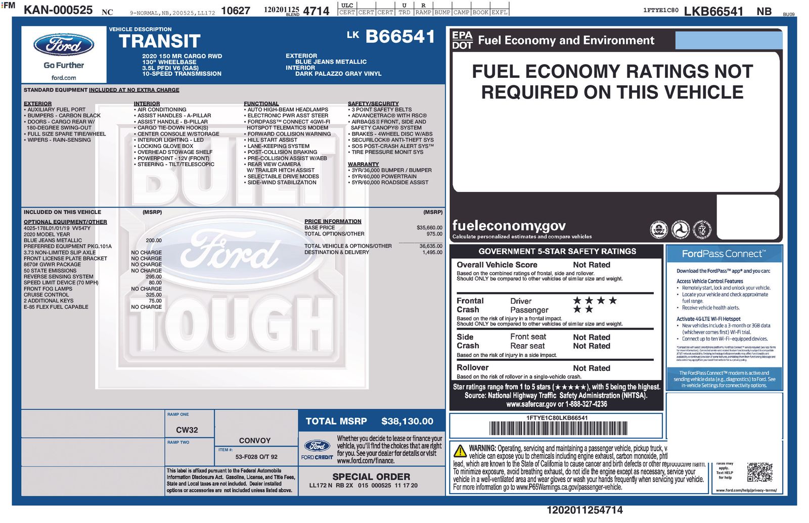 2020 Ford Transit's photo