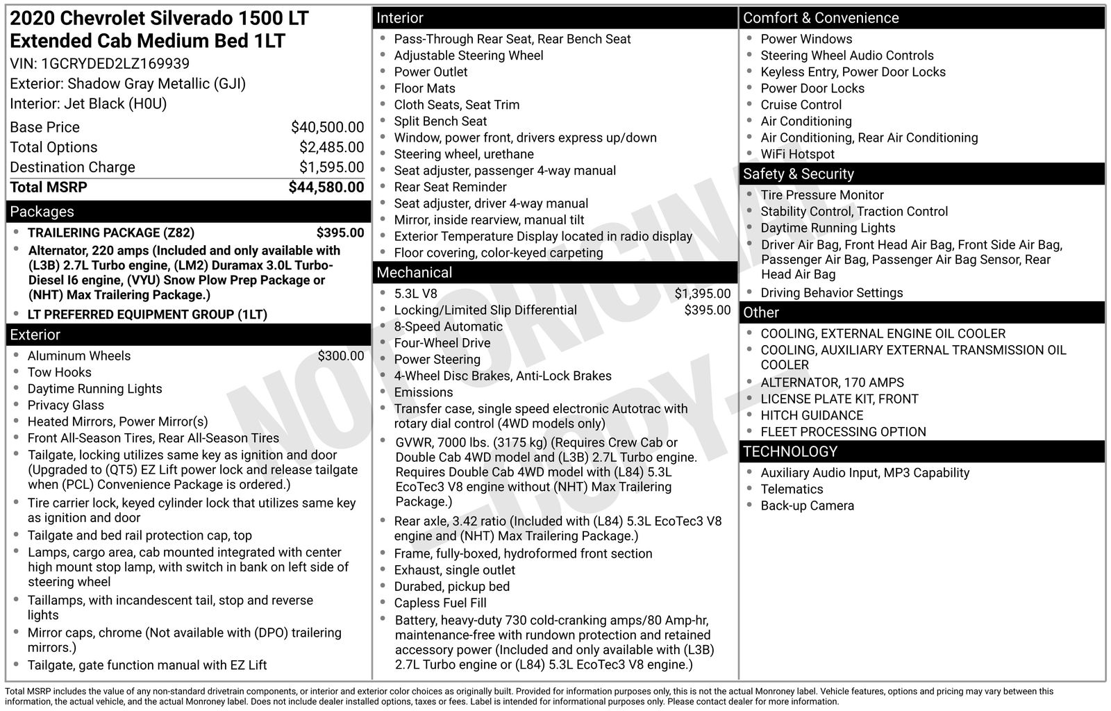 2020 Chevrolet Silverado 1500 LT 4X4 Double Cab Std Box's photo