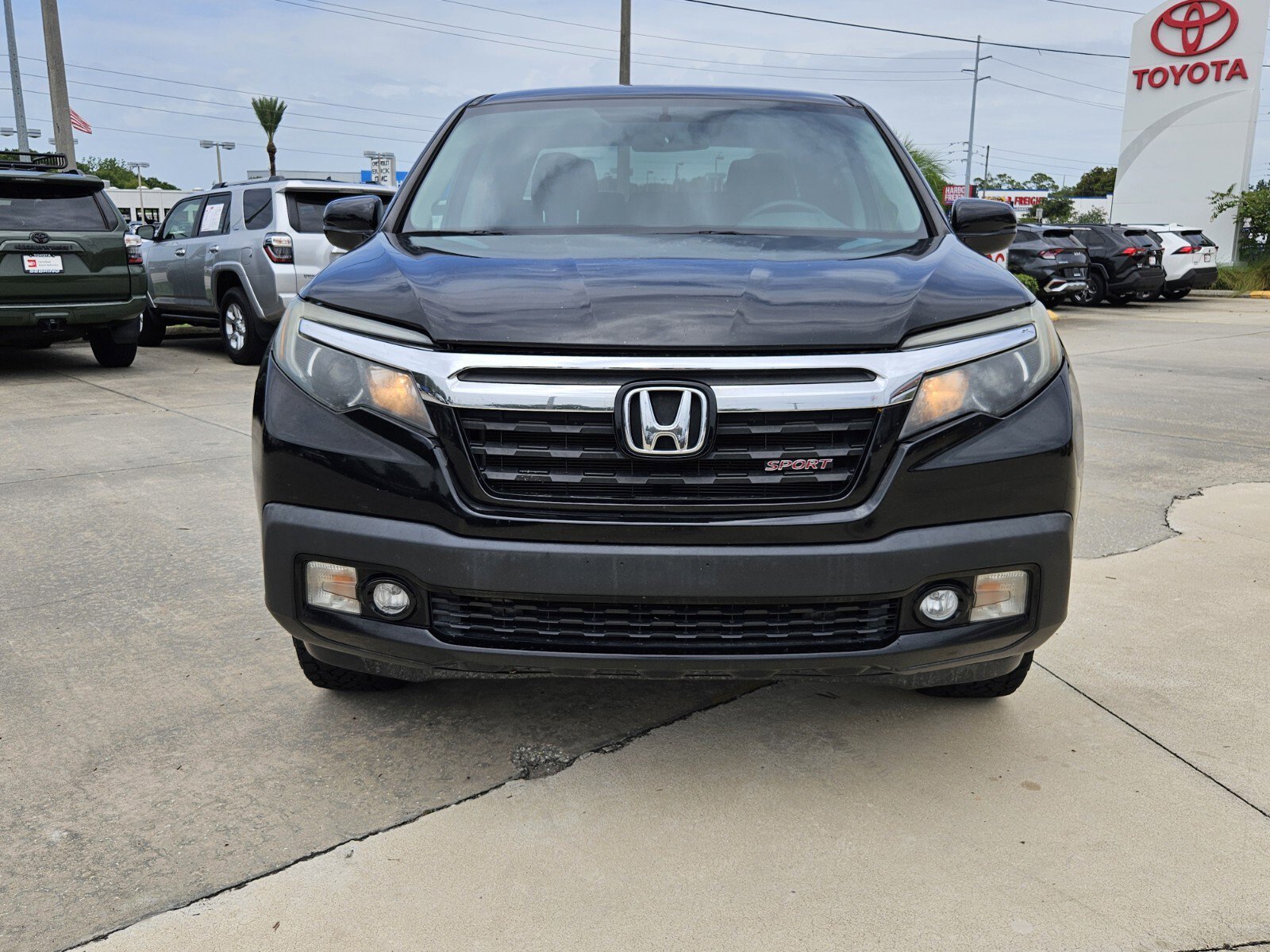 Used 2019 Honda Ridgeline Sport with VIN 5FPYK3F14KB042634 for sale in Sebring, FL