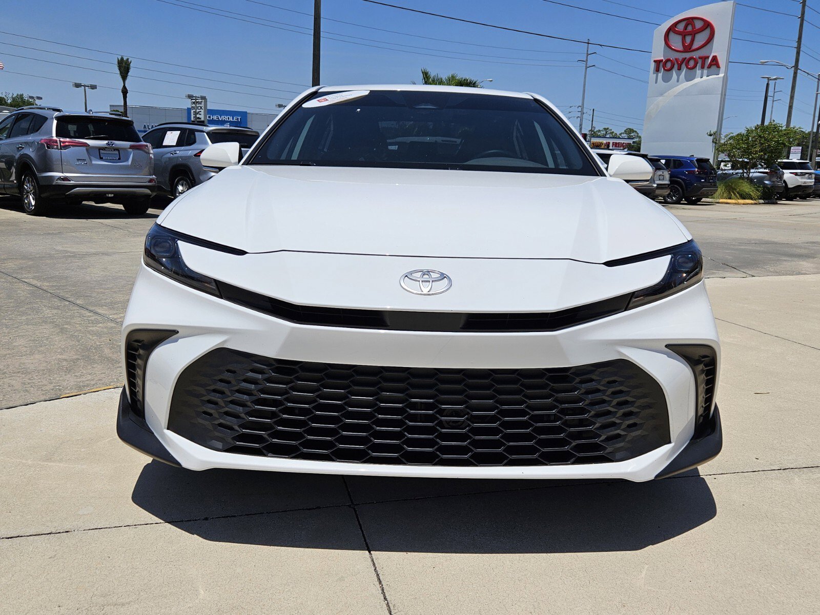 Certified 2025 Toyota Camry SE with VIN 4T1DAACKXSU553019 for sale in Sebring, FL