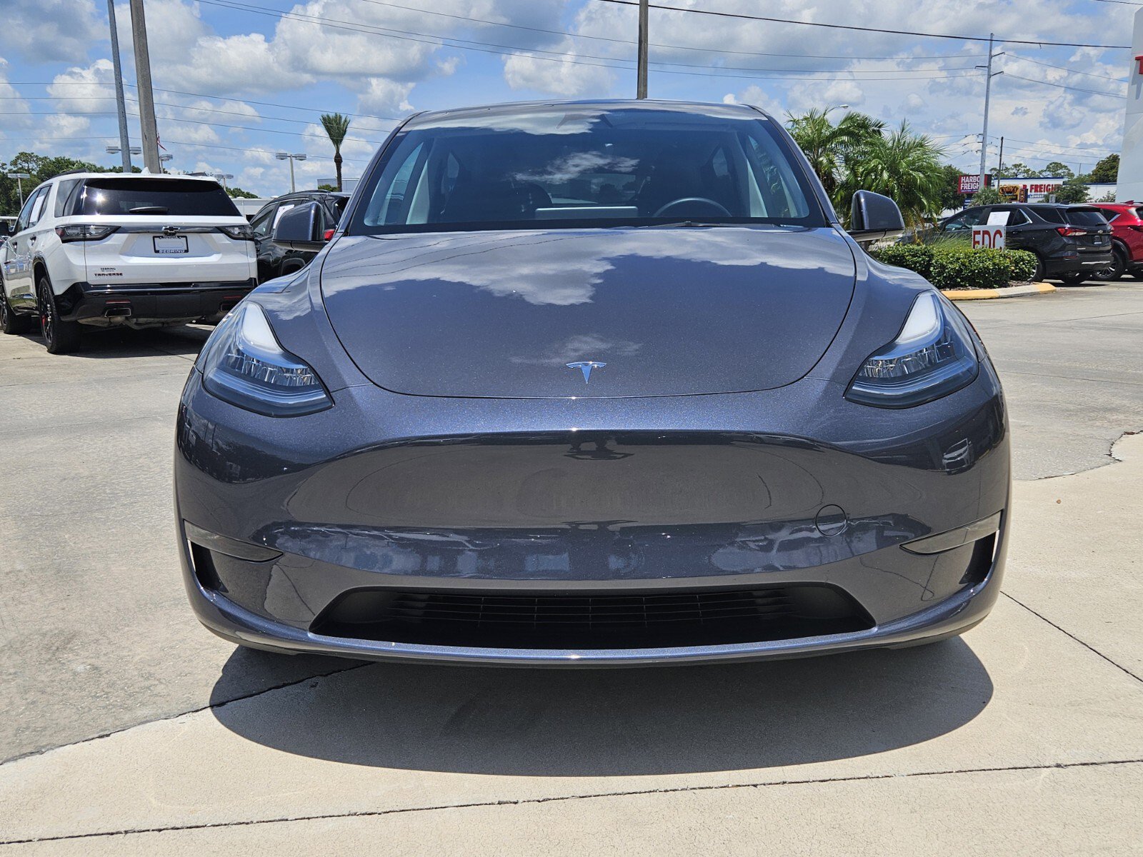 Used 2023 Tesla Model Y Long Range with VIN 7SAYGDEE5PA128269 for sale in Sebring, FL