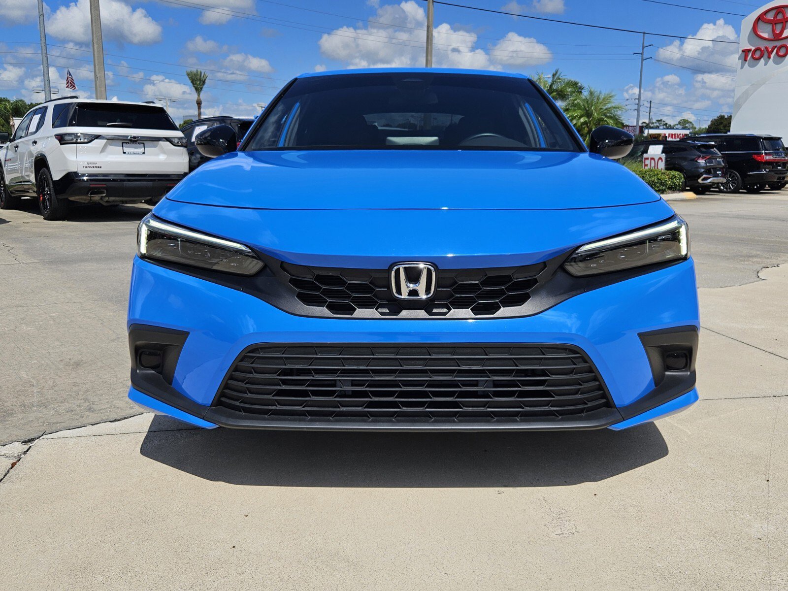 Used 2024 Honda Civic Hatchback Sport with VIN 19XFL2H82RE025154 for sale in Sebring, FL