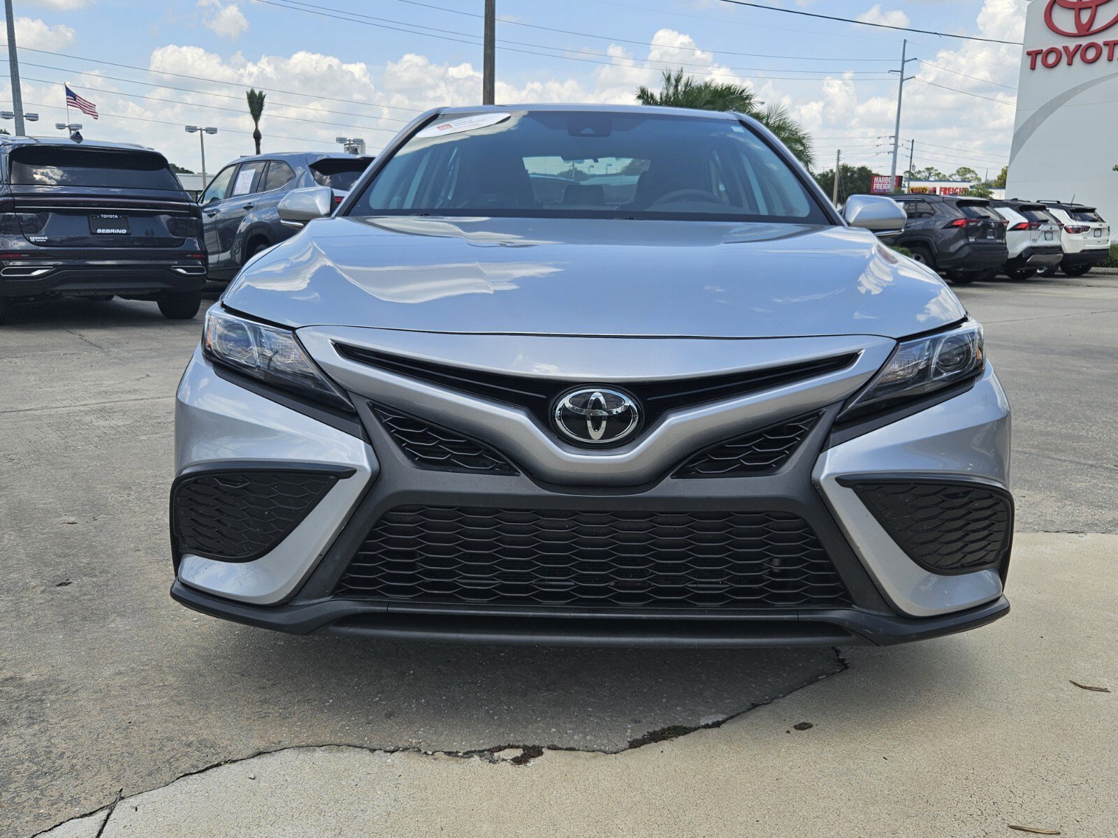 Certified 2023 Toyota Camry SE with VIN 4T1G11AK8PU095729 for sale in Sebring, FL