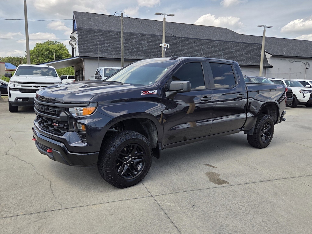 Used 2024 Chevrolet Silverado 1500 Custom Trail Boss Truck Crew Cab