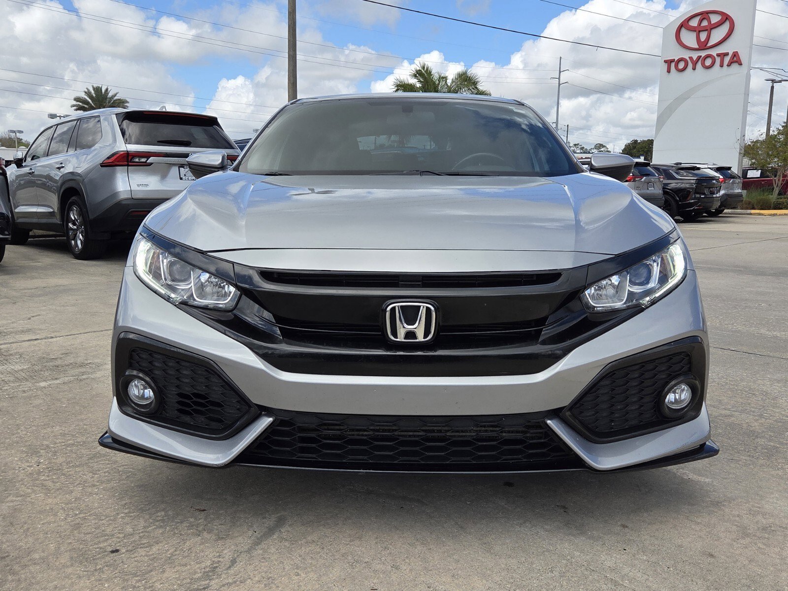 Used 2018 Honda Civic Hatchback Sport with VIN SHHFK7H44JU233529 for sale in Sebring, FL