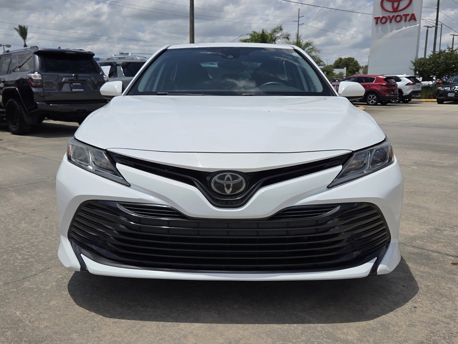 Used 2019 Toyota Camry LE with VIN 4T1B11HK1KU206419 for sale in Sebring, FL