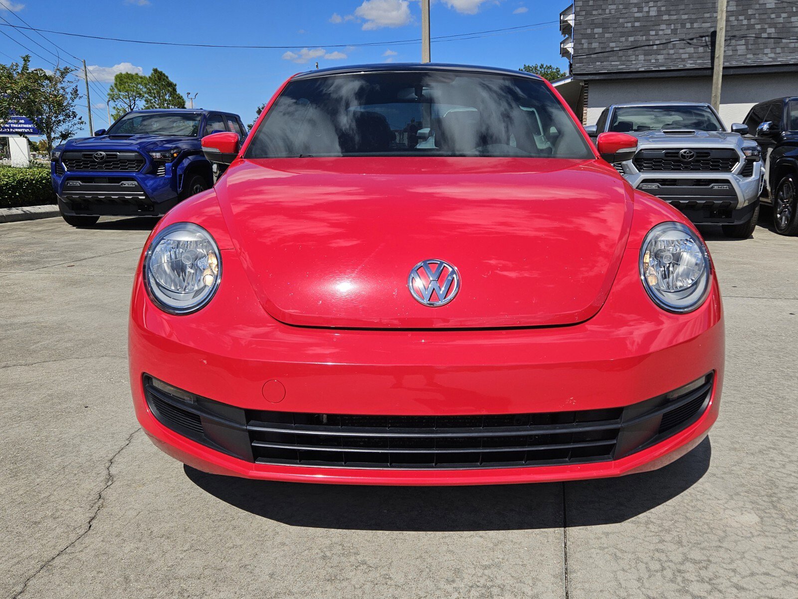 Used 2014 Volkswagen Beetle 1.8 with VIN 3VWJ17AT7EM637486 for sale in Sebring, FL