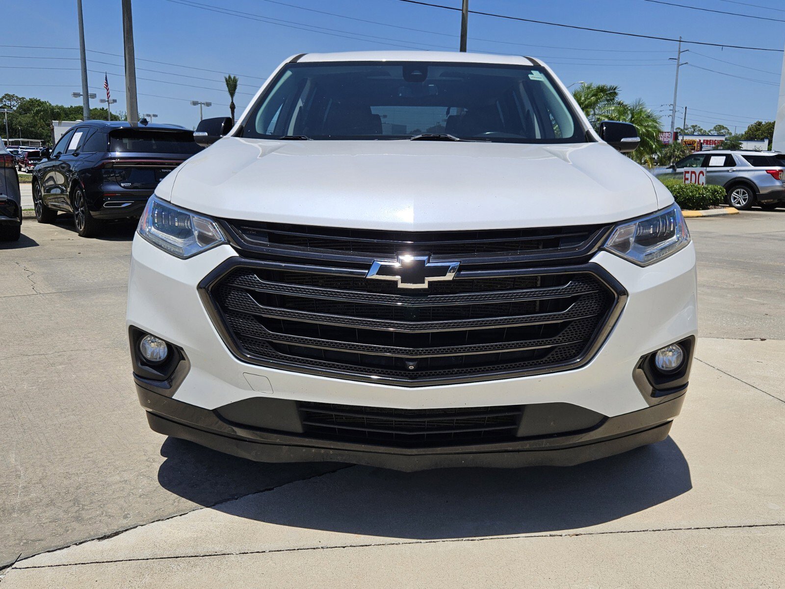 Used 2021 Chevrolet Traverse Premier with VIN 1GNERKKW1MJ235412 for sale in Sebring, FL