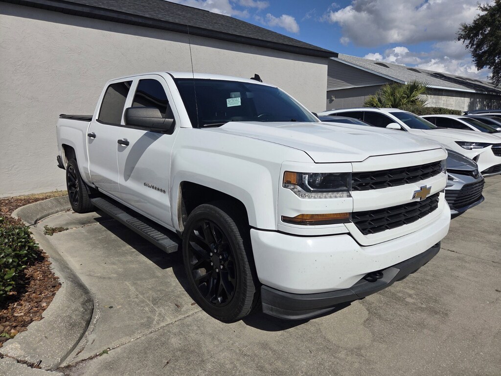 Used 2018 Chevrolet Silverado 1500 Silverado Custom Truck Crew Cab