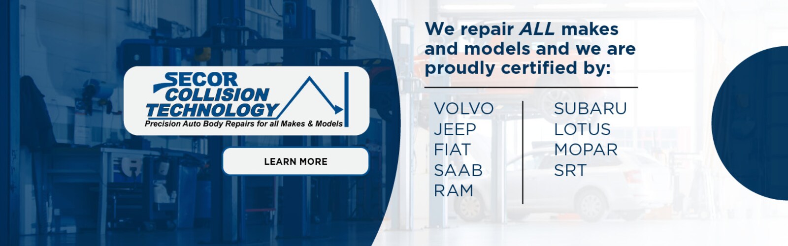 Auto Body Shop & Collision Repair Secor Collison Technology
