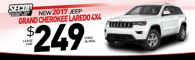 2017 Jeep Grand Cherokee Lease Special Ct Dealer Secor New London