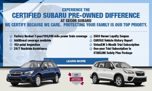 Certified Subaru Cars New London, CT