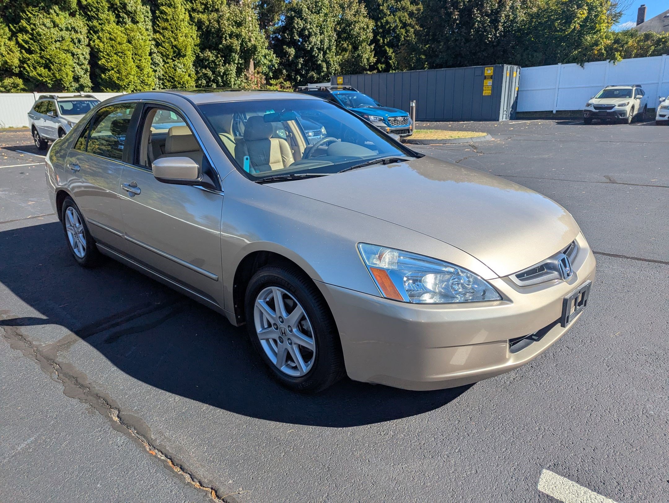 Used 2003 Honda Accord EX with VIN 1HGCM665X3A005374 for sale in New London, CT